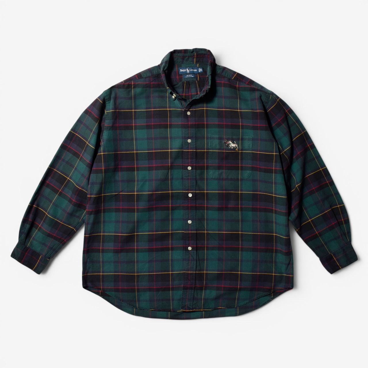 90s Ralph Lauren BLAKE ブラックウォッチ ボタンダウンシャツ