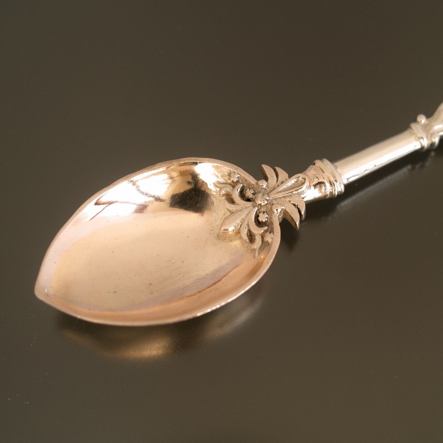 inGod jewels 珈琲スプーン 『クロスハートフラワー』 シルバー製