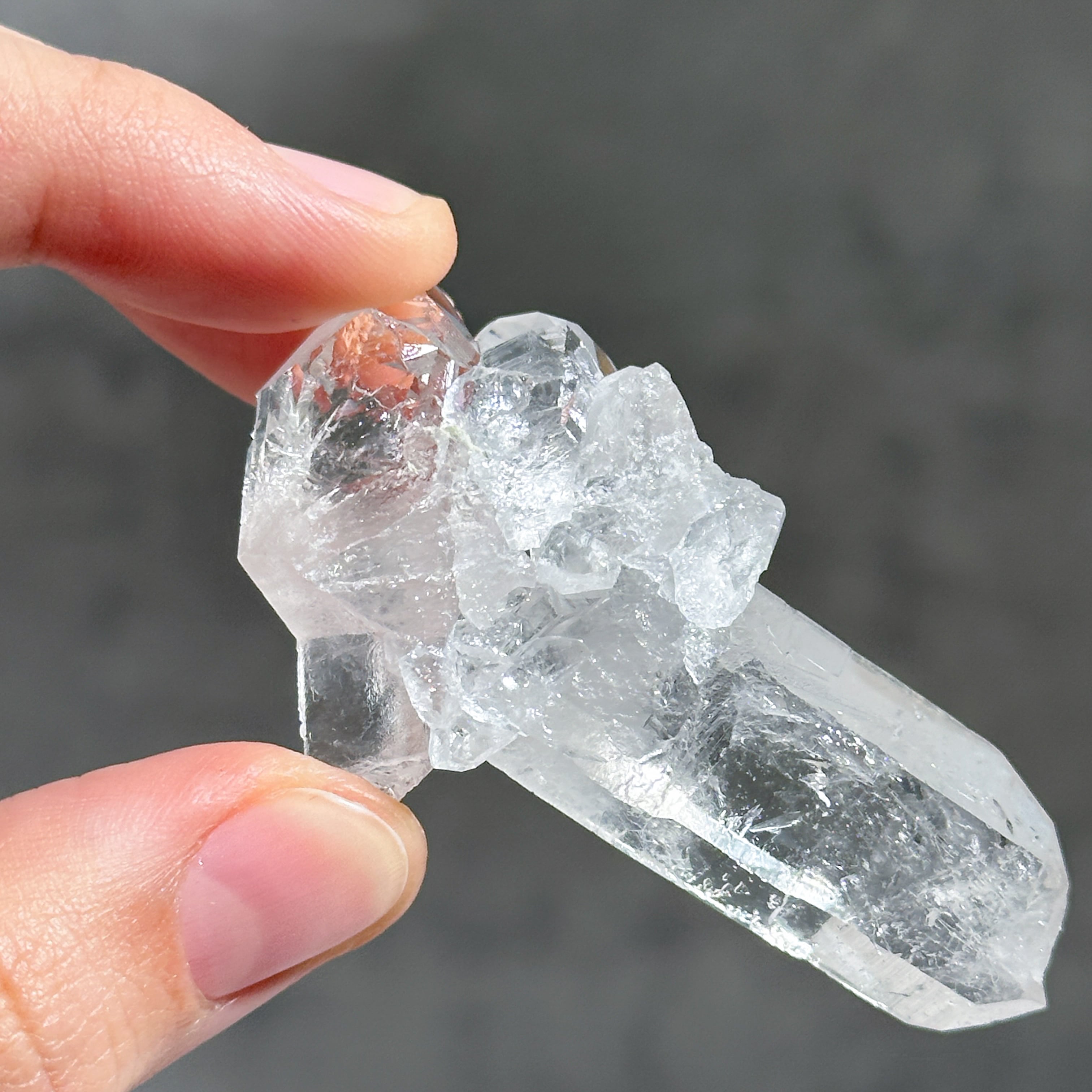 ゼッカ産水晶クリアクォーツ クラスター83◇ Clear Quartz ◇天然石