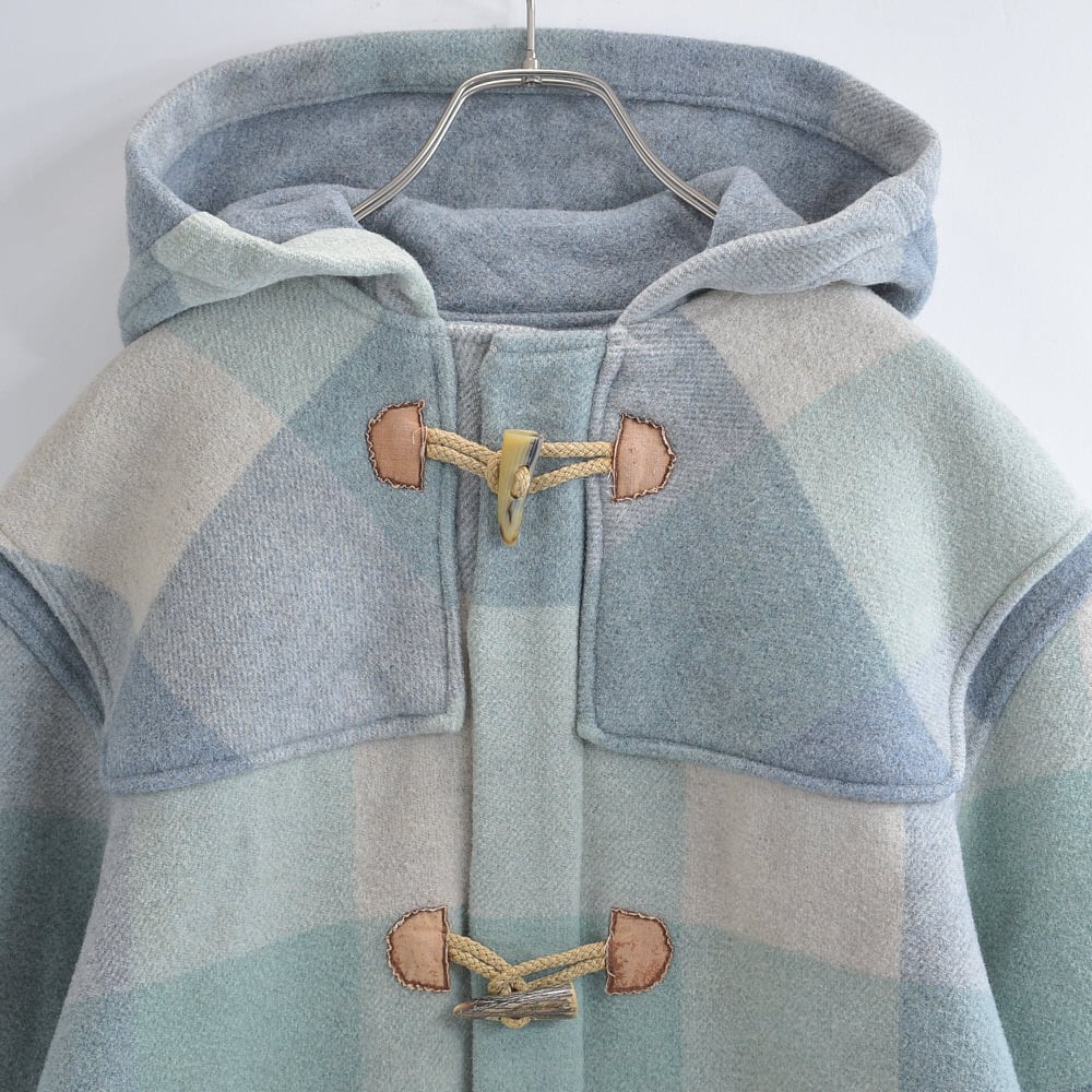 90s UCO.BENETTON O12 ベネトン チェック柄 ダッフルコート 90s UCO.BENETTON O12 ベネトン チェック柄 ダッフルコート