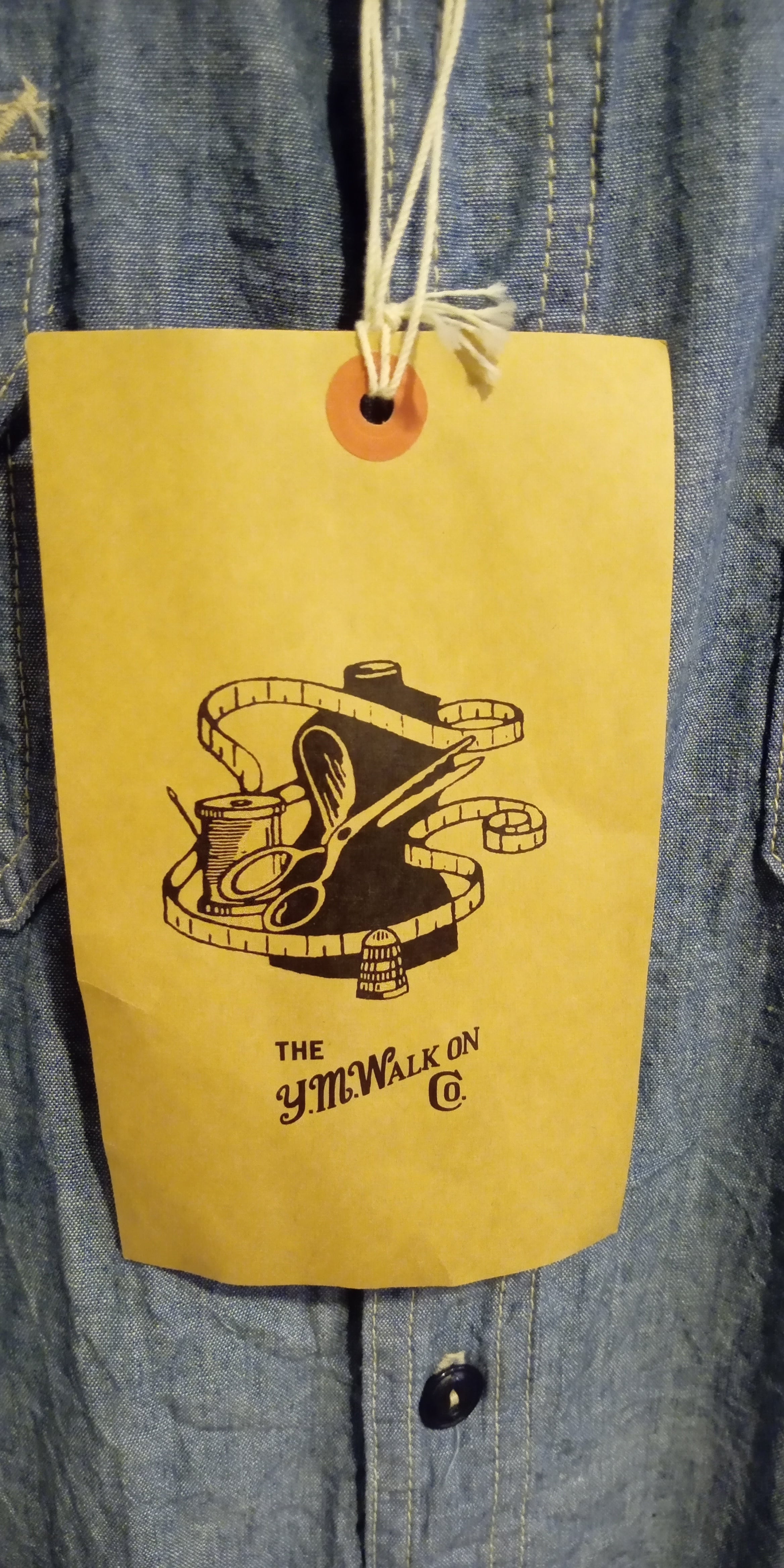 □THE Y.M. WALK ON ワークシャツ□ウォークオン