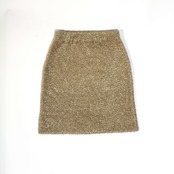 Shiny Shaggy Midi Length SKT Knit