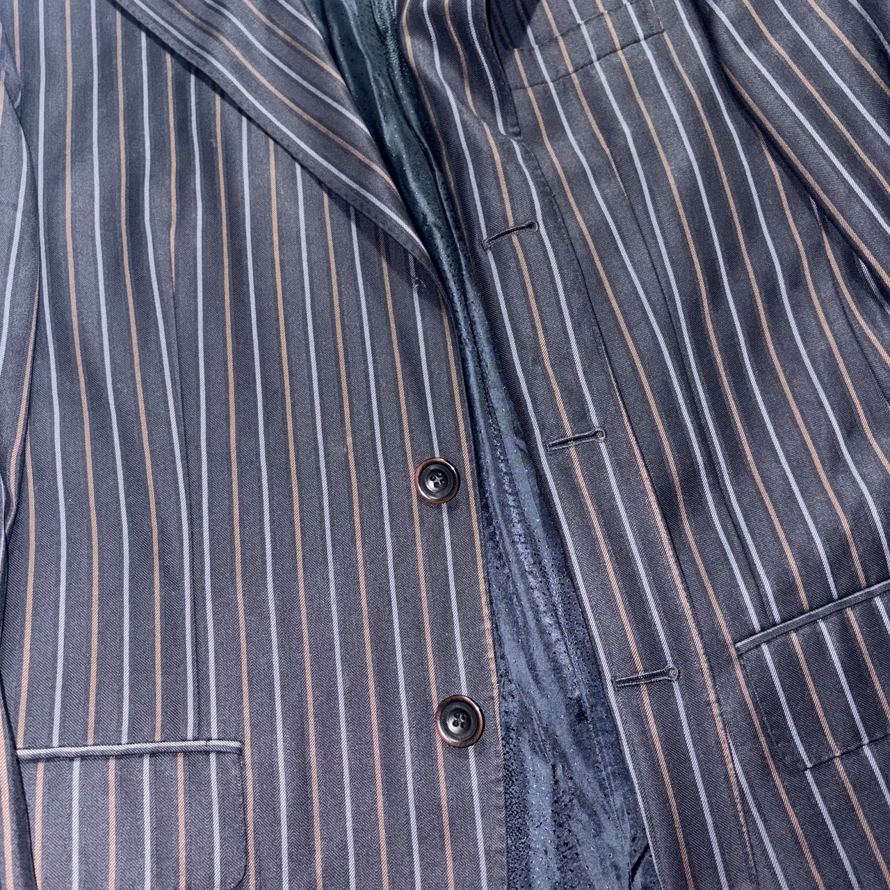 VERSACE single stripe suits set-up