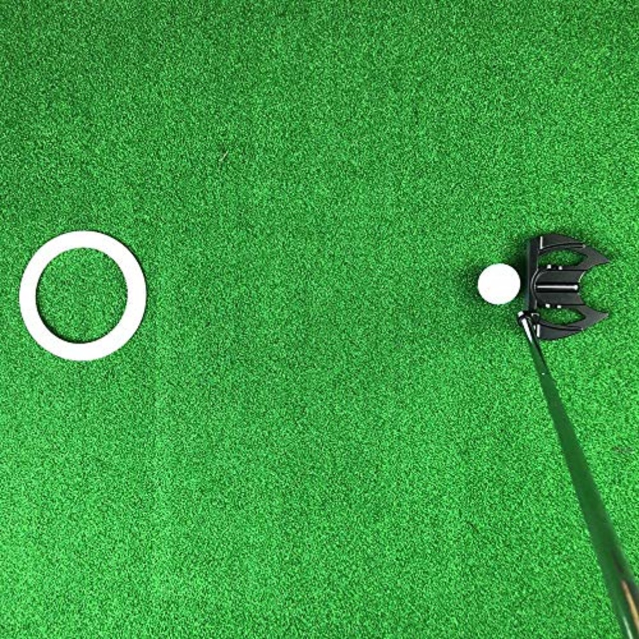 MAZEL ゴルフ パターカップ パター練習用 ターゲットカップ カップホルダー カップホール パッティングカップ シリコン製(白い)