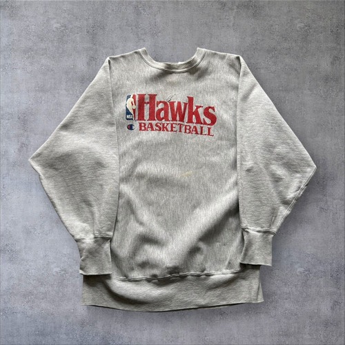 1990s champion R/W " Hawks BASKETBALL" sweat【高円寺店】