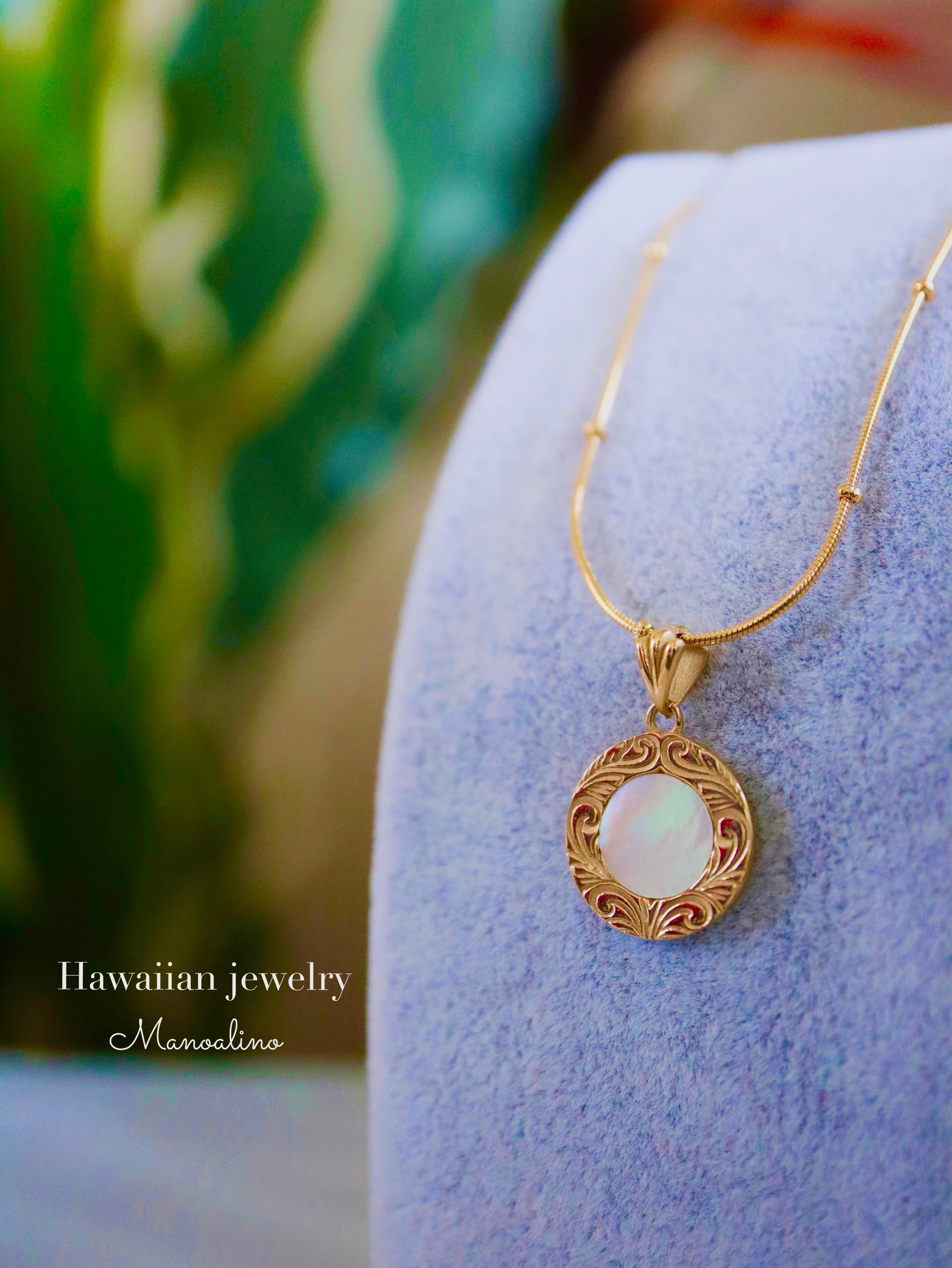 Mother of perl necklace Hawaiian jewelry(ハワイアン Mother of perl necklace Hawaiian jewelry(ハワイアン
