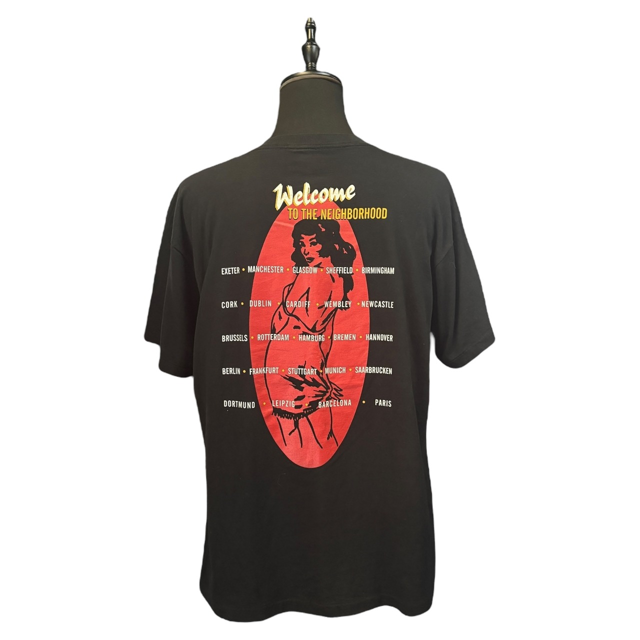 【MEAT LOAF】 ミートローフ WELCOME TO THE NEIGHBOURHOOD EUROPEAN TOUR Vintage Tシャツ XL