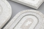 しろこまタオ "w-p-03-08 ‘23 09 25"  SHIROKOMA Tao/woodcut papercutting embossing（オリジナルフレーム入り） thumbnail 5