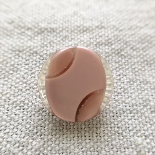 オーバル調ライトピンク 15㎜