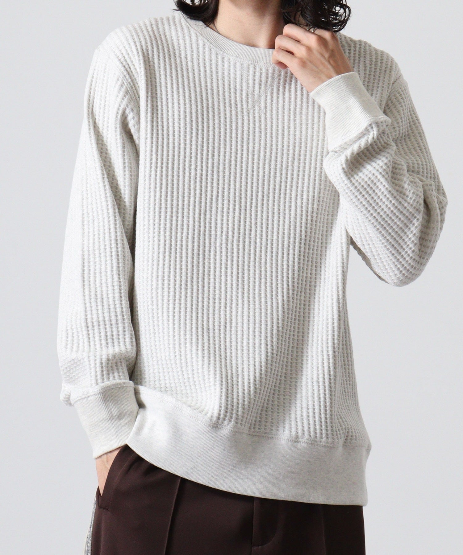 定番】ビッグワッフルクルーネック #JB001-52S | JEMORGAN ONLINE STORE
