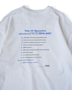 NEC promo T-shirt 90s made in usa