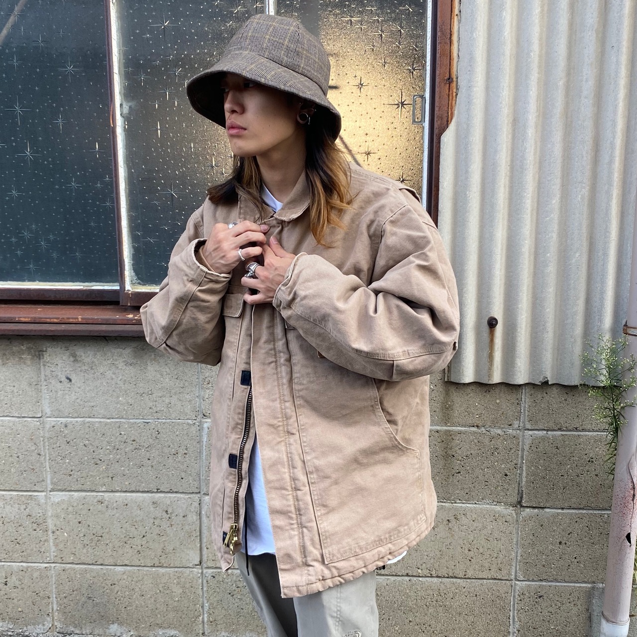 USA製 Carhartt カーハート トラディショナルコート ダック地 ワーク  