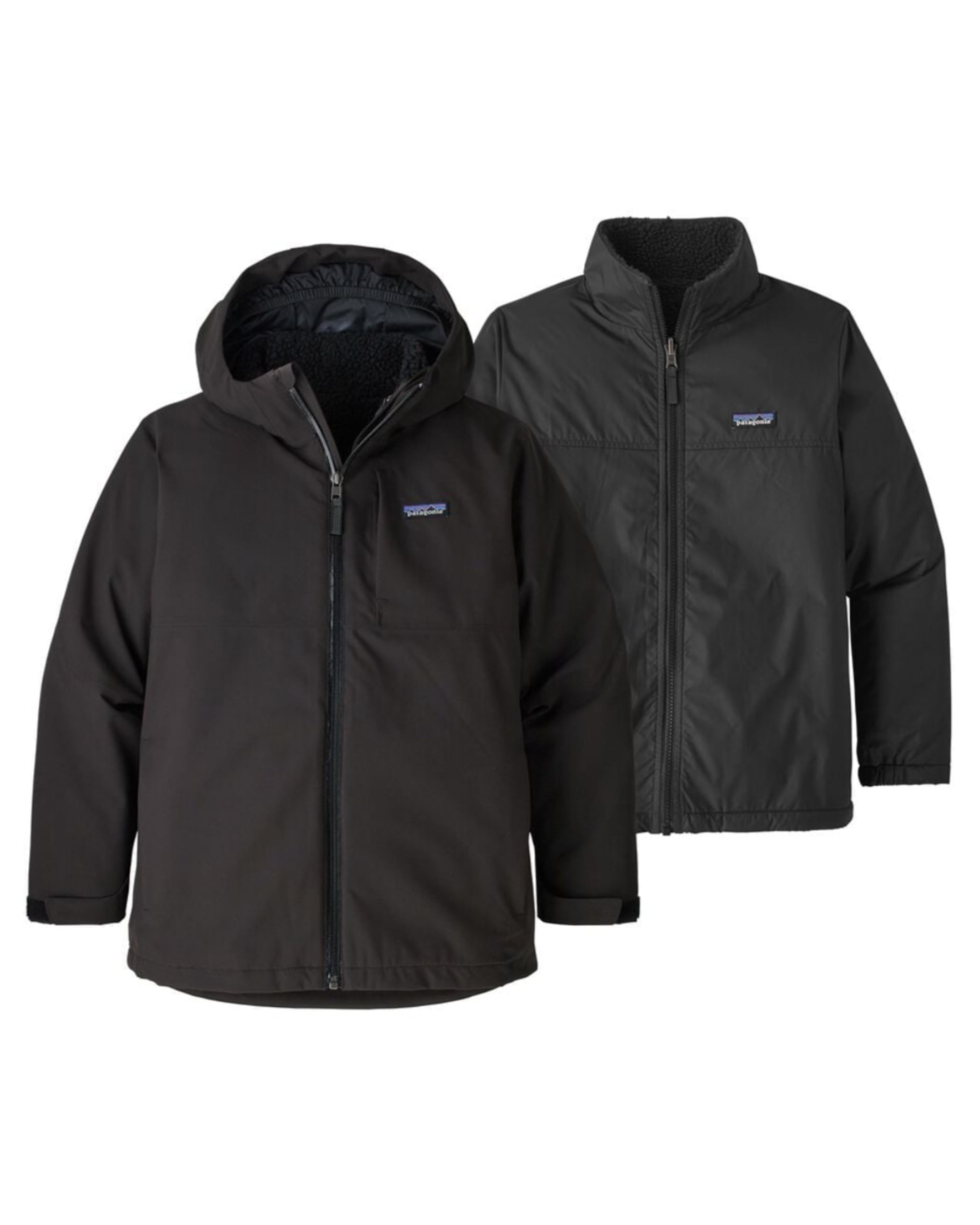 【patagonia】【大人女性着用可サイズ】キッズ・フォーインワン・エブリデー・ジャケット / BLK / 68035