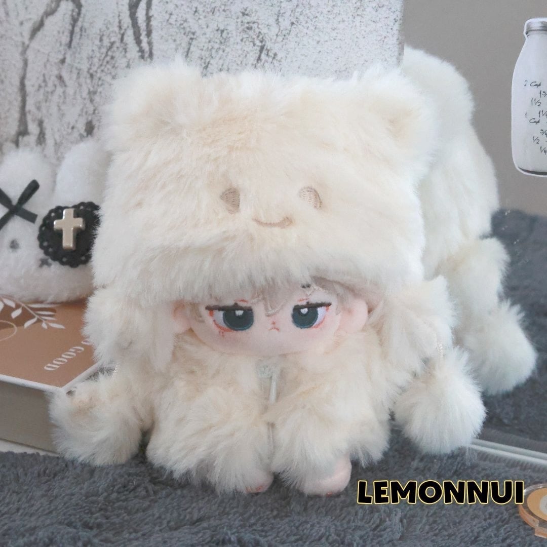 10cm 着せ替え ぬいぐるみ服 帽子 ジャケット もこもこ 推しぬい 綿