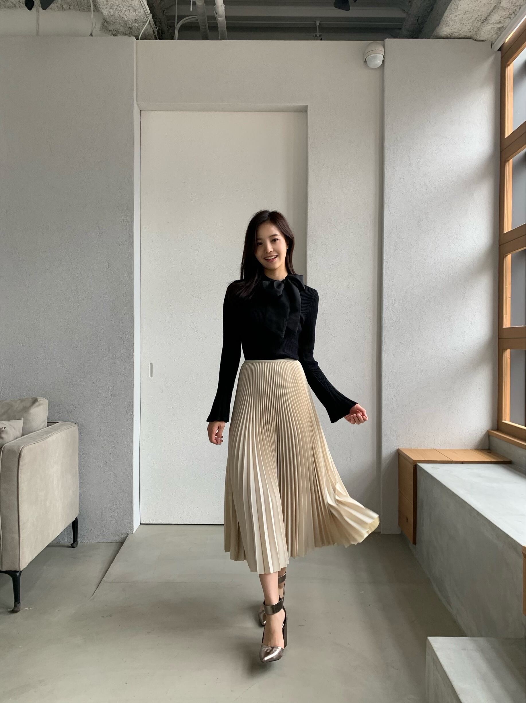 プリーツプリーズ　ベージュ　スカート NEW COLORFUL BASICS 4 – isseymiyake.com