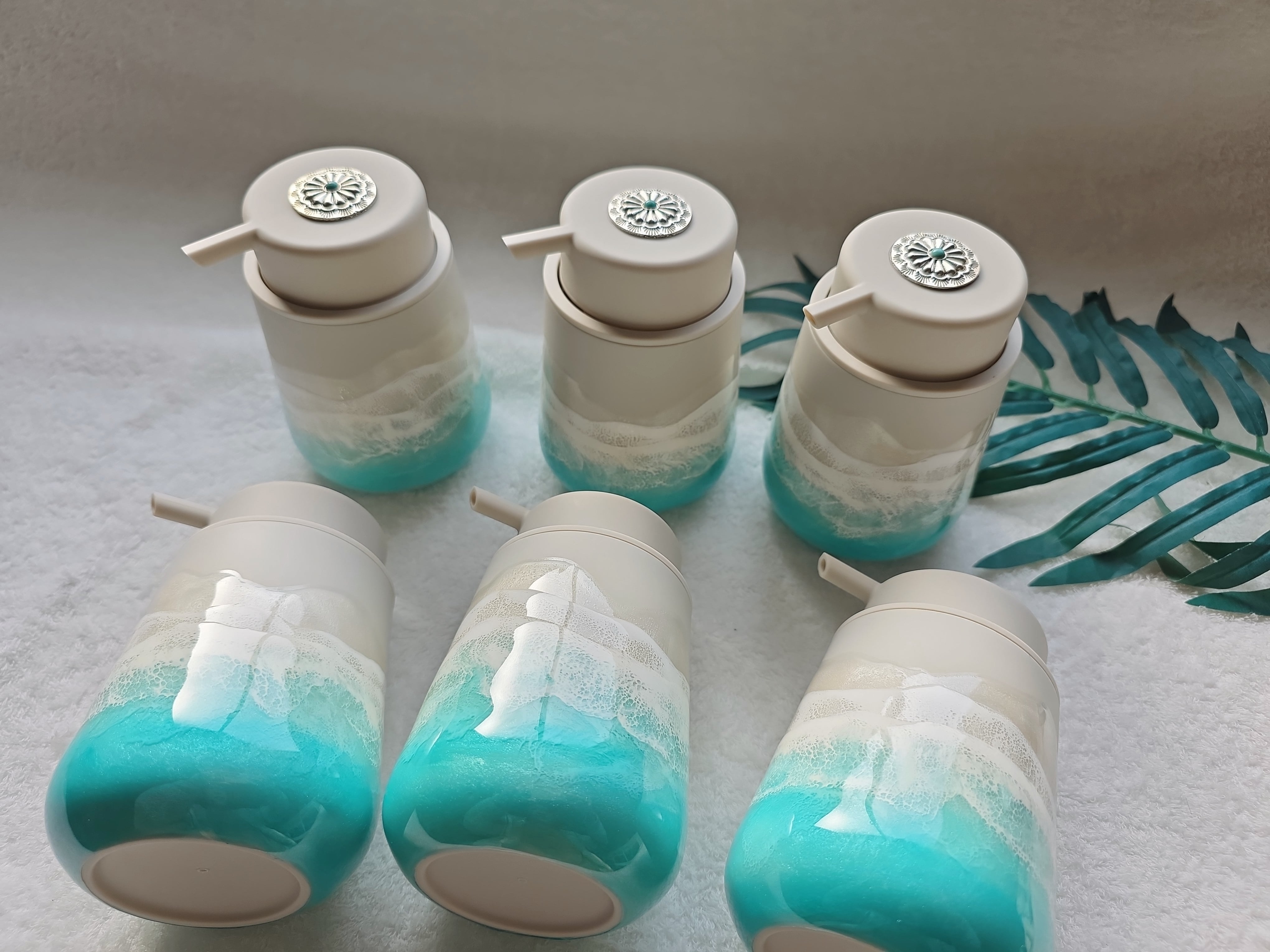 504.オーシャンレジンアート ソープディスペンサー泡タイプ