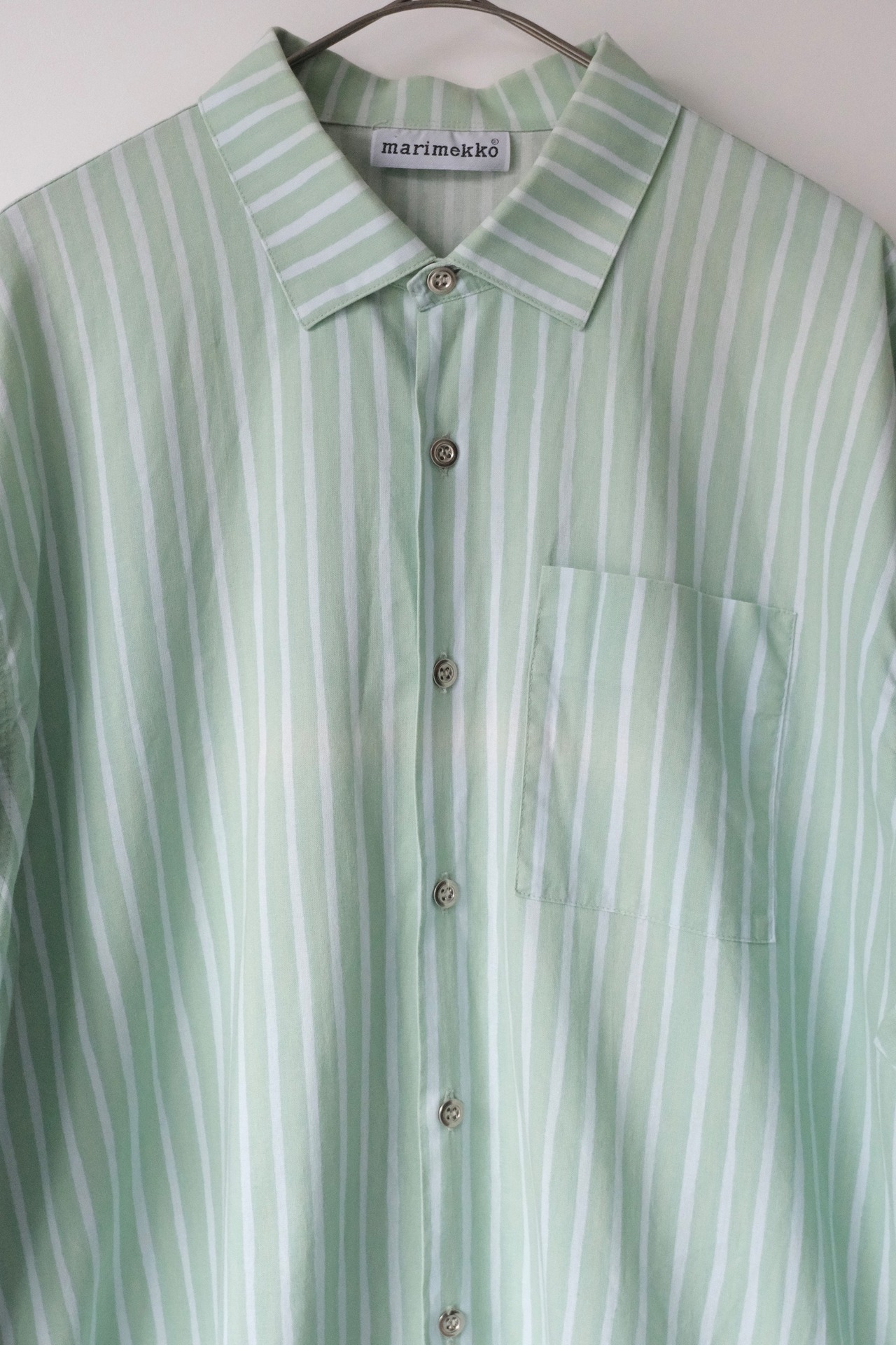 Marimekko mint green Jokapoika shirt