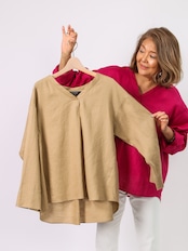 リネンゆったりブラウス(BRAHMIN)