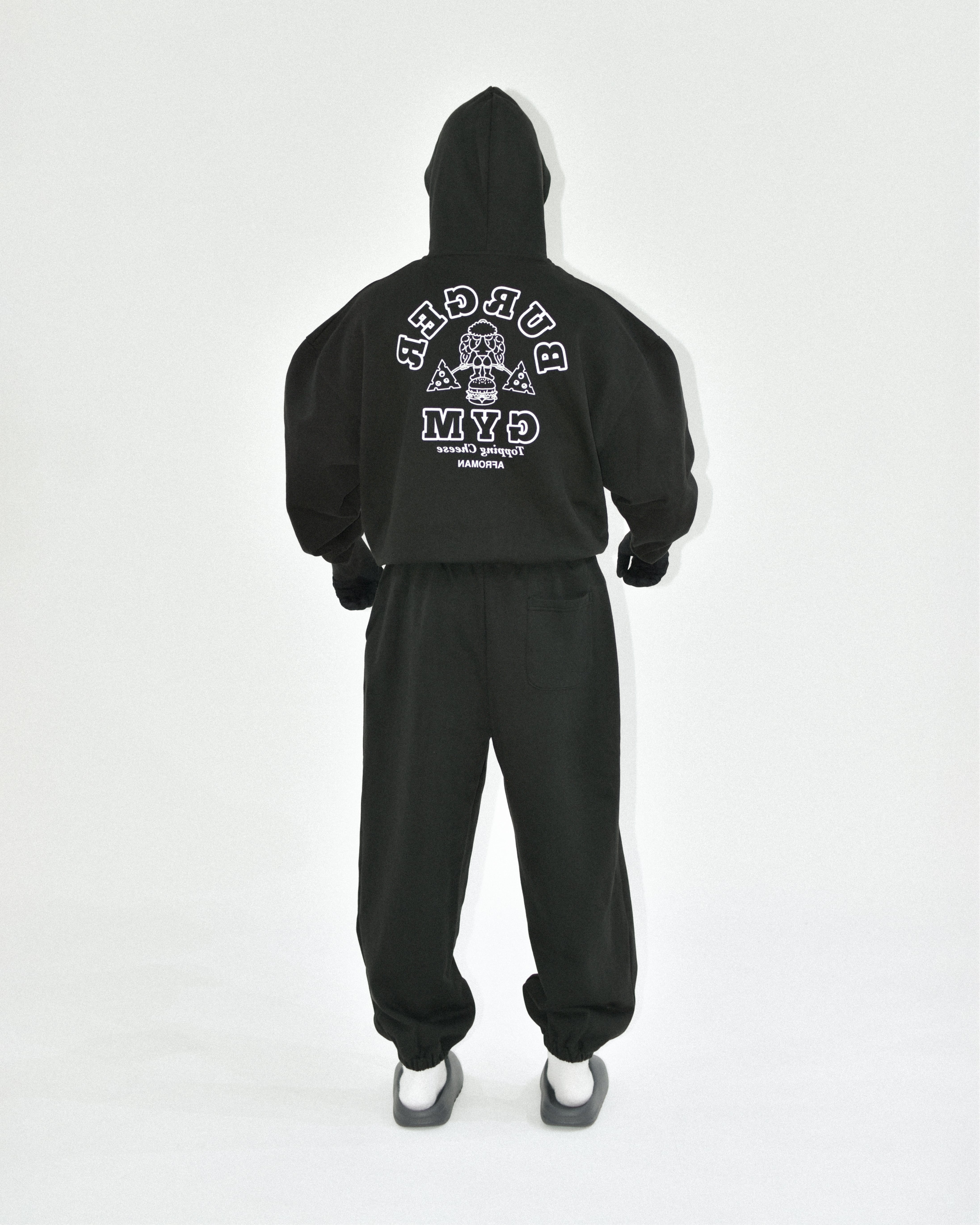 バーガージムジップパーカー ブラック | JACKPOT MARKET