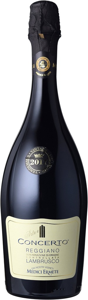 【新着特価】コンチェルト ランブルスコ レッジャーノ セッコ 750ml［ イタリア スパークリング ］最新ヴィンテージ