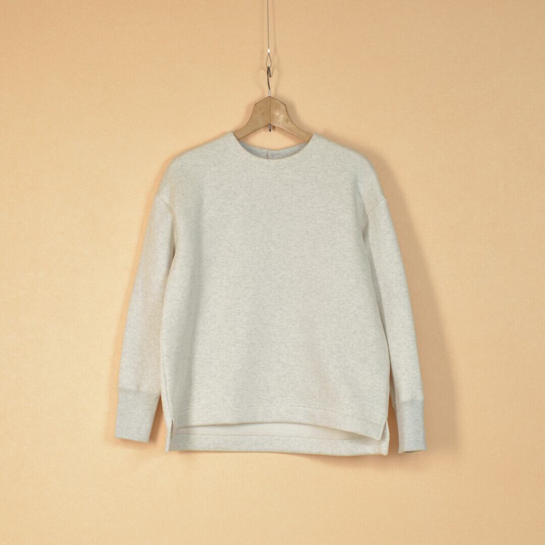 atelier naruse アトリエナルセ フリースコットンプルオーバー・オートミール