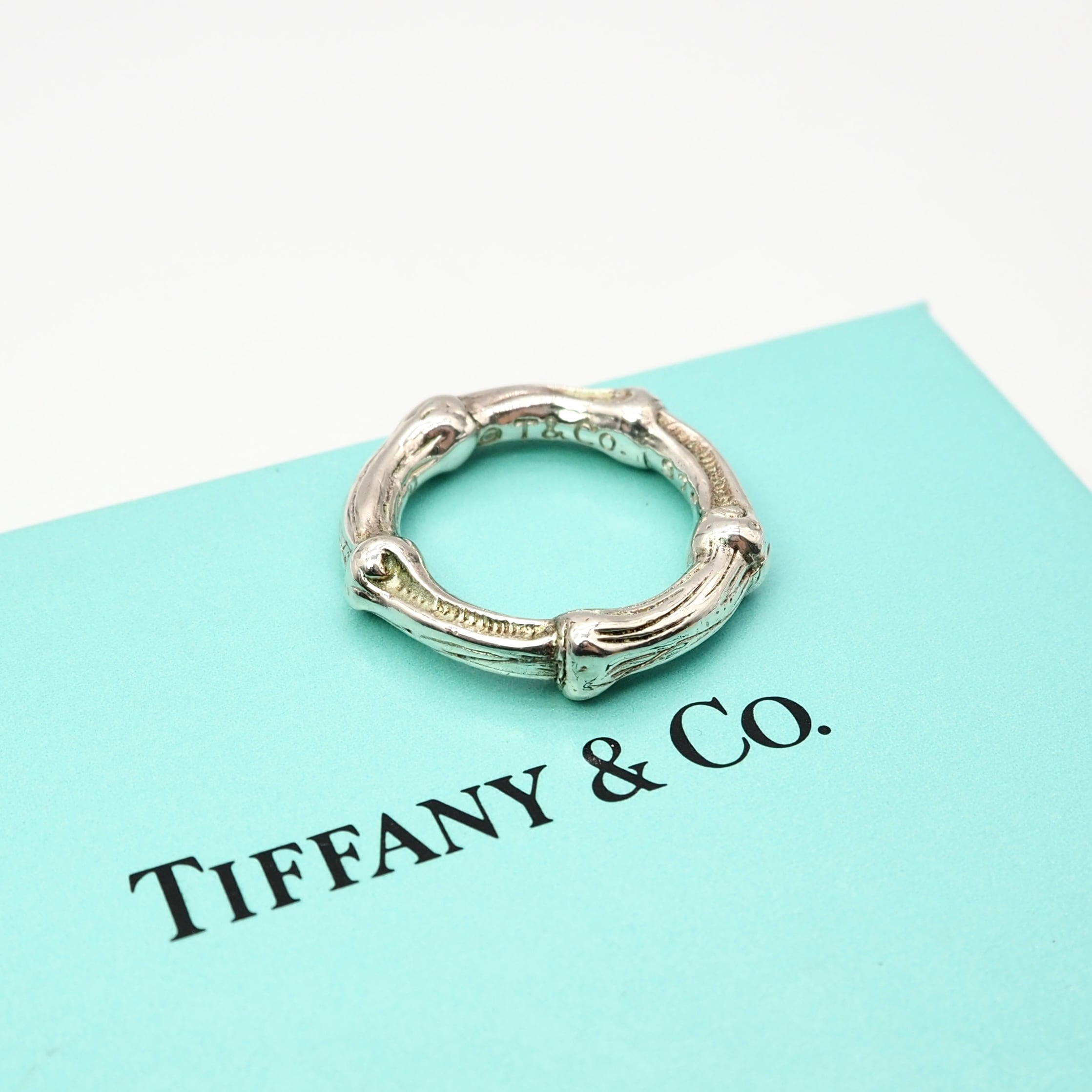 Tiffany&Co. 約10号 バンブーリング シルバー925 ティファニー 付属品付き