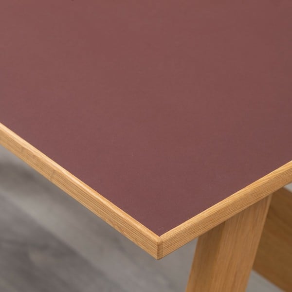 幅100cm 天然の抗菌作用 リノリウム天板の学習デスク リノ