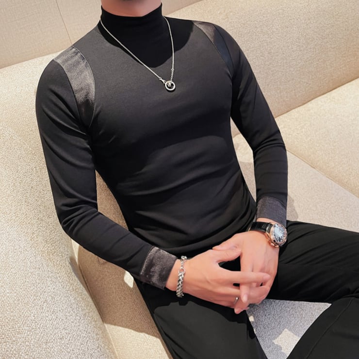 ショルダーアクセント ロングスリーブシャツ LB1140