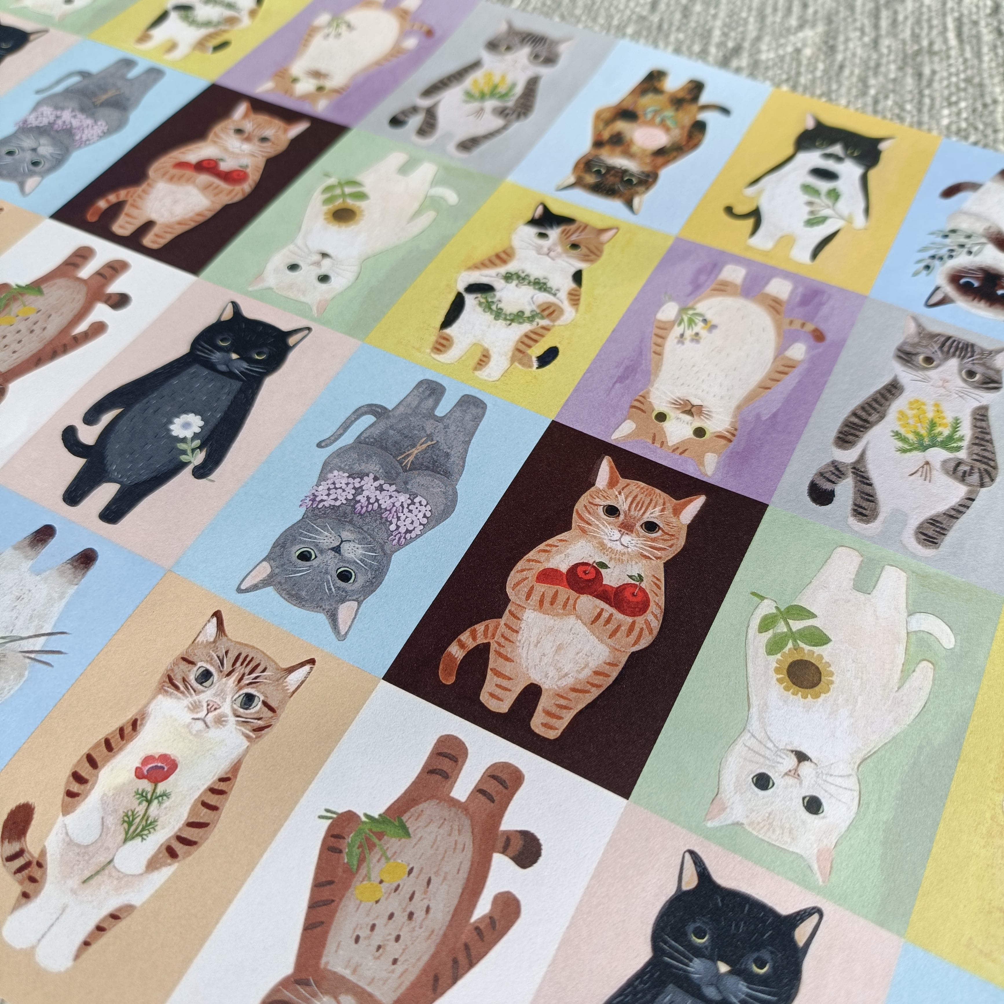 A4ペーパー 『絵本の中の猫 No.1』20枚入り | SUNNY SUNDAY ONLINE SHOP