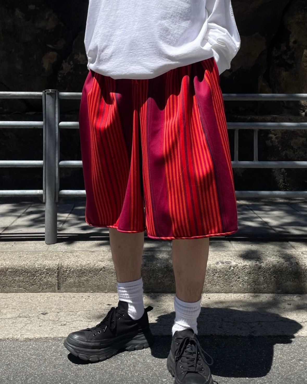 70s GIORGIO ARMANI wide shorts ITALY製