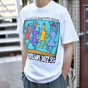 93's New Orleans jazz festival art print tee