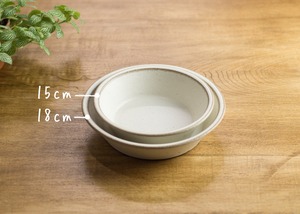 SHIROUMA 浅鉢 15cm 白（シリアルボウル・グラタン皿・耐熱皿）／長谷川 哲也