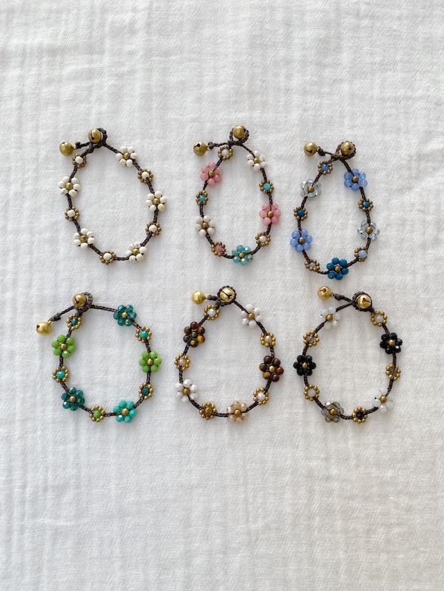 再入荷！Flower Beads Bracelet《6COLORS》18385046