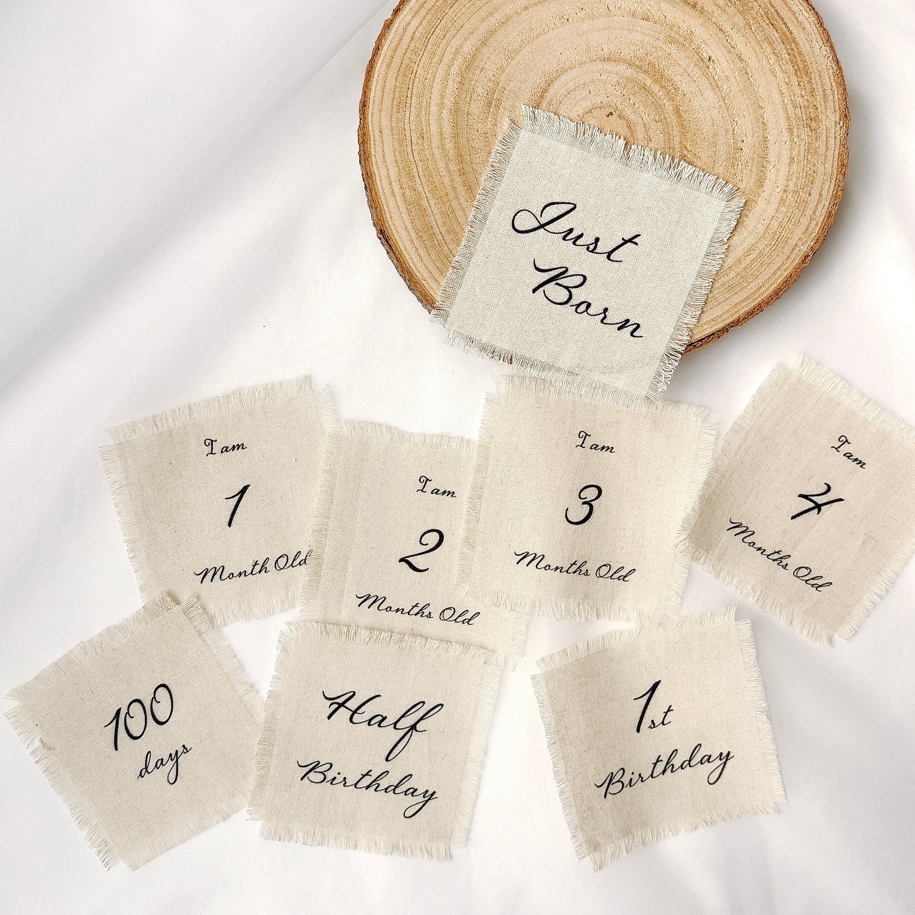 Monthly Card | Cotton Linen