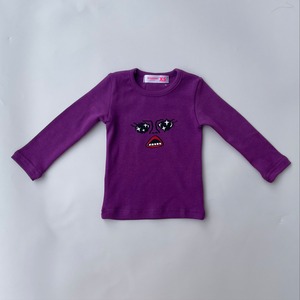 [受注生産] FACE SLIM T - Purple