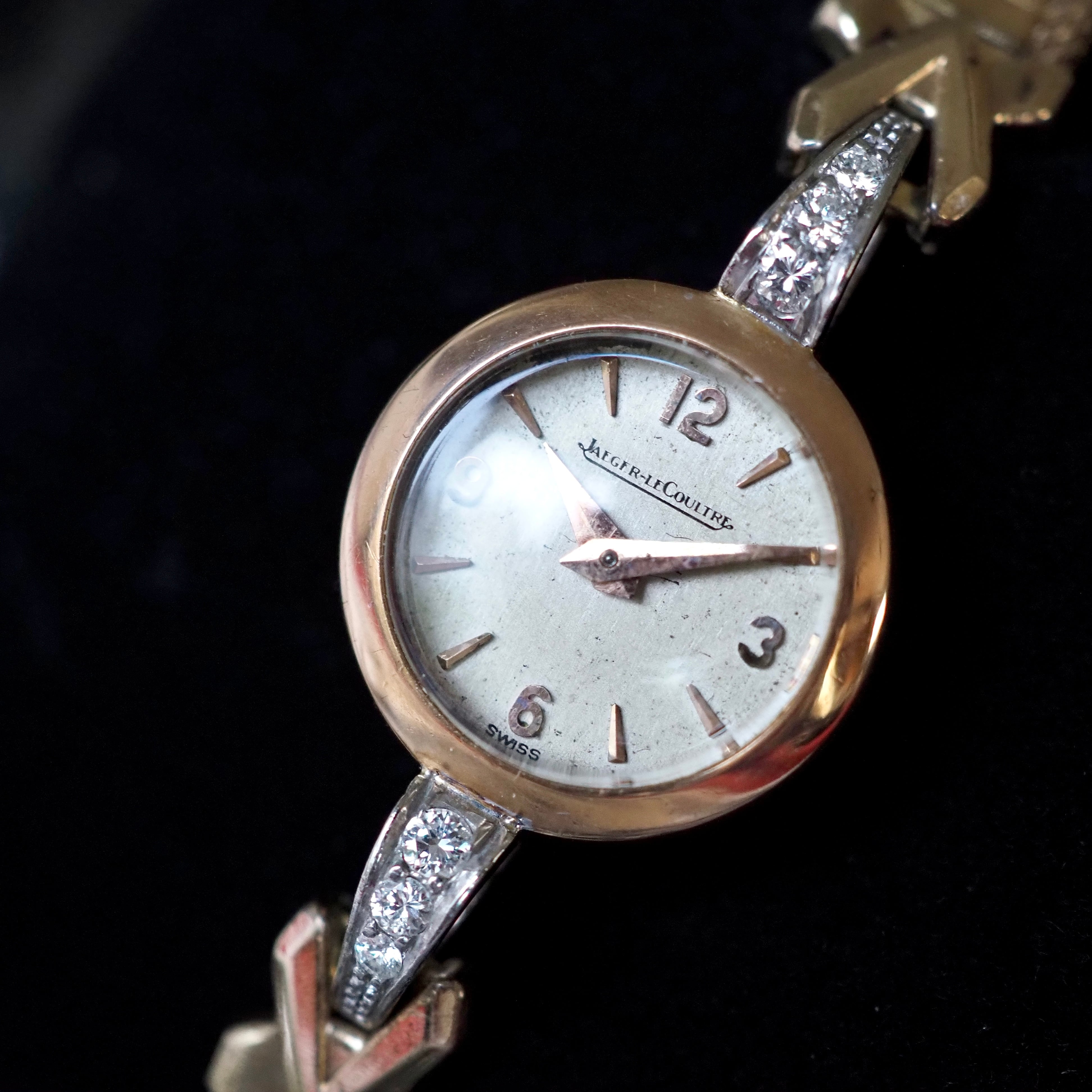 Jaeger-LeCoultre ジャガー・ルクルト K18 金無垢 ダイヤモンド バック