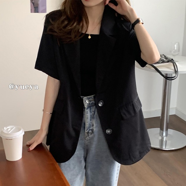 カラー薄手ジャケット レディースサマールーズカジュアルカーディガン 夏物 ピュア クレセントシティ64459932840