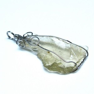 リビアングラス ペンダント 一点物 メール便可 [M便 1/20] 112-13600