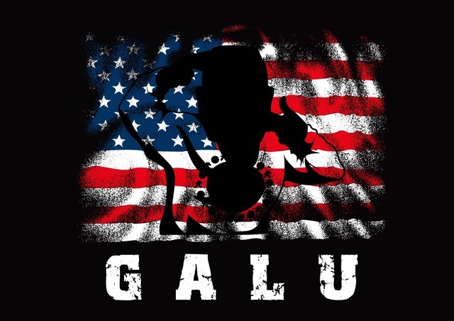 アメリカン我琉Tシャツ(ロンT)