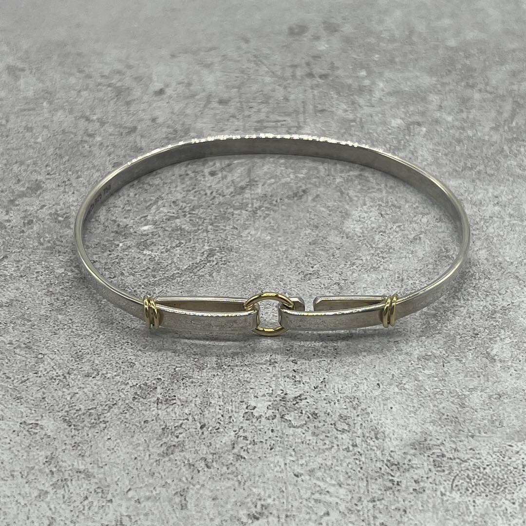 【希少】ティファニー TIFFANY サークルフック バングル コンビ
