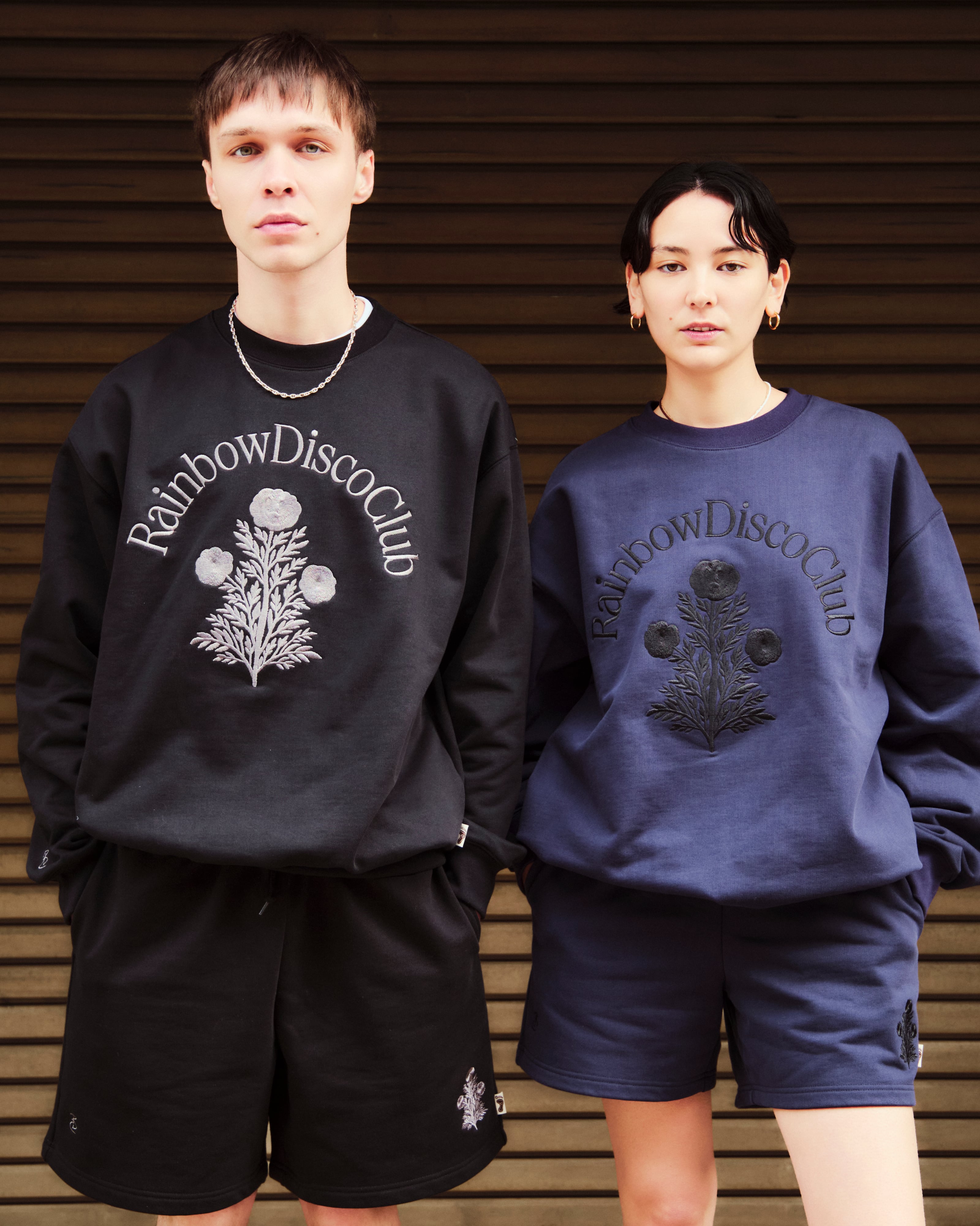 RDC × TRIBE WEAR KV Sweat | BLACK | Rainbow Disco Club