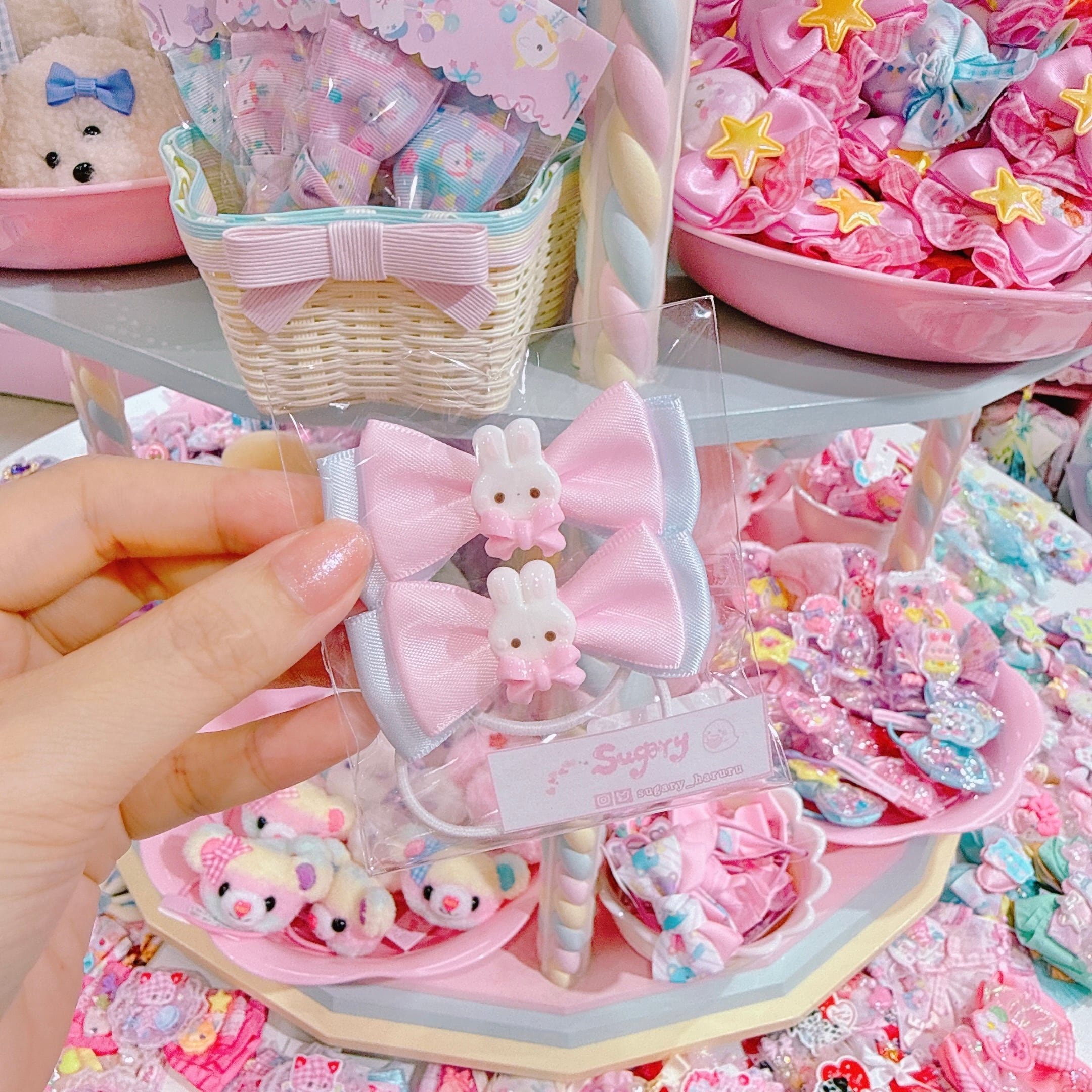 【C9】28-45ぷちリボンヘアゴムセット