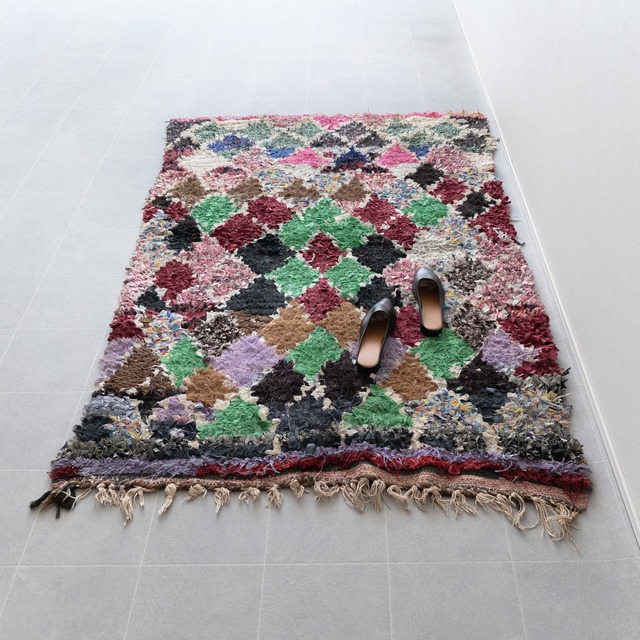 【Vintage】モロッコ・ヴィンテージラグ BC-18 "108cm×181cm"