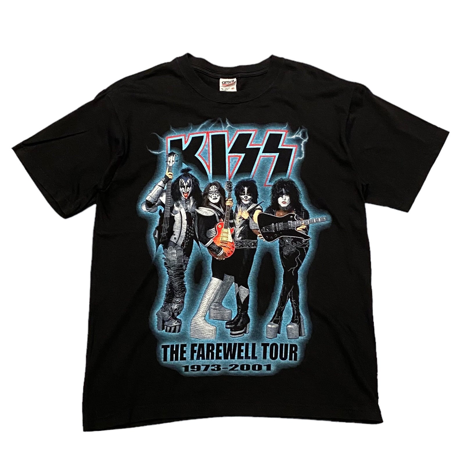 80s KISS live tour tee バンドTシャツ