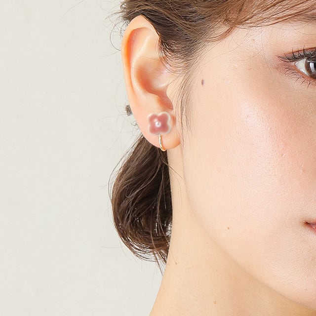 美濃焼陶器 お花 ピアス / イヤリング | MIKELO（ミケロ）｜陶器