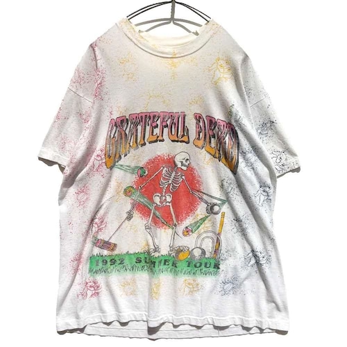 【Grateful Dead】Vintage Grateful Dead All-Over Print Tour T-Shirt【1992s】Vintage T-Shirt