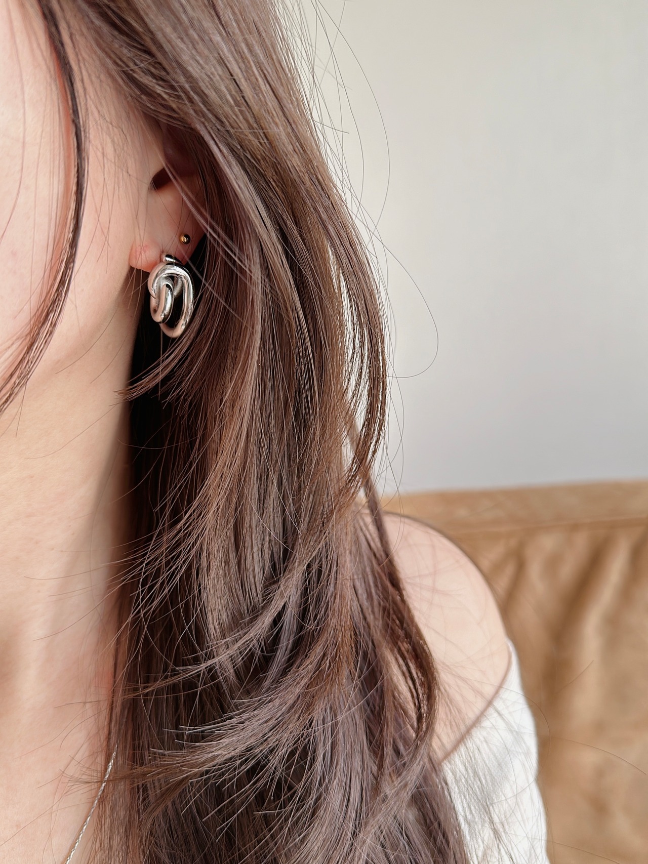 SS クラッシュラインピアス