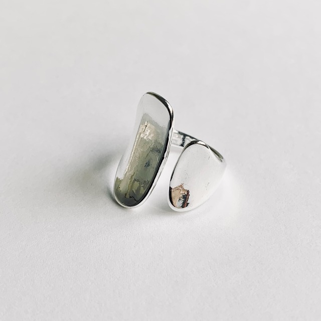 open natural oval ring #259