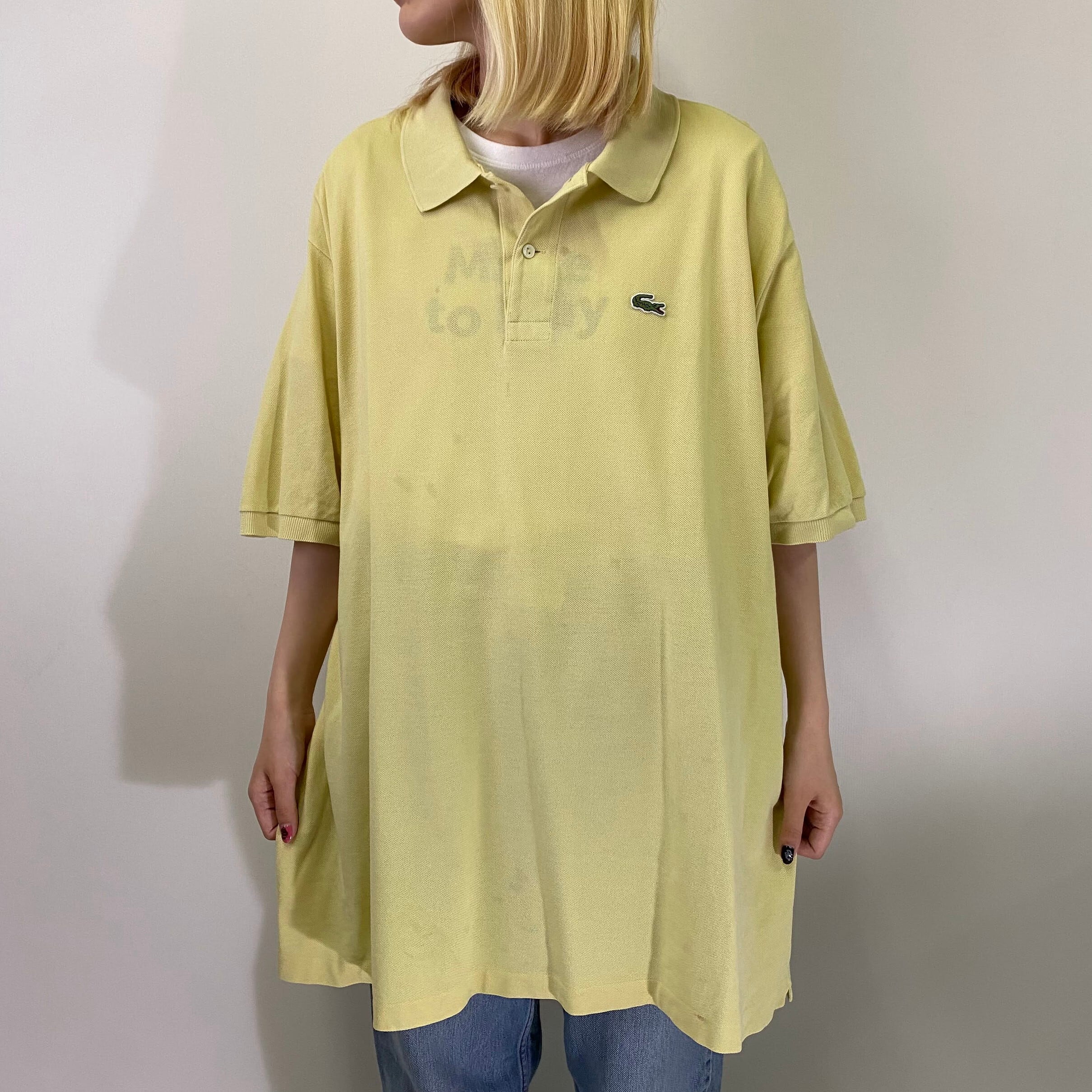 ビッグサイズ 80〜90年代 フランス製 LACOSTE ラコステ ポロシャツ