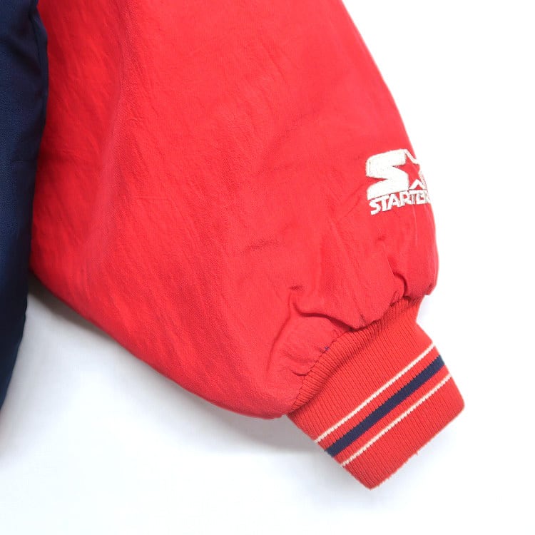 古着 USA製 90年代 STARTER スターター MLB インディアンス 裏